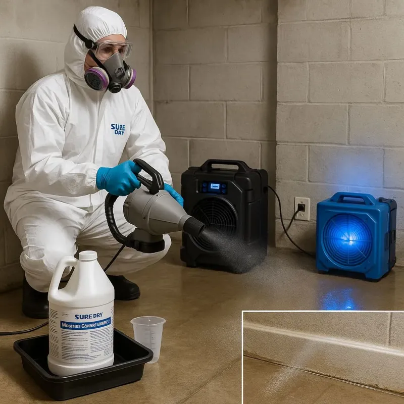 Sanitization and Odor Removal process in Woodfin, NC