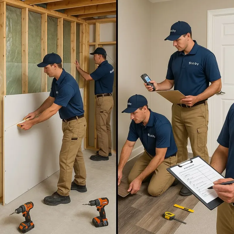 Repairs and Reconstruction process in Woodfin, NC